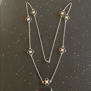 Lovely long crystal enameled necklaces